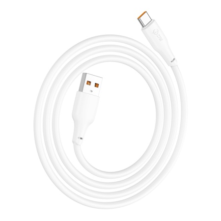 Кабель HOCO X93 USB Type-C cable, 1м, 100W, белый